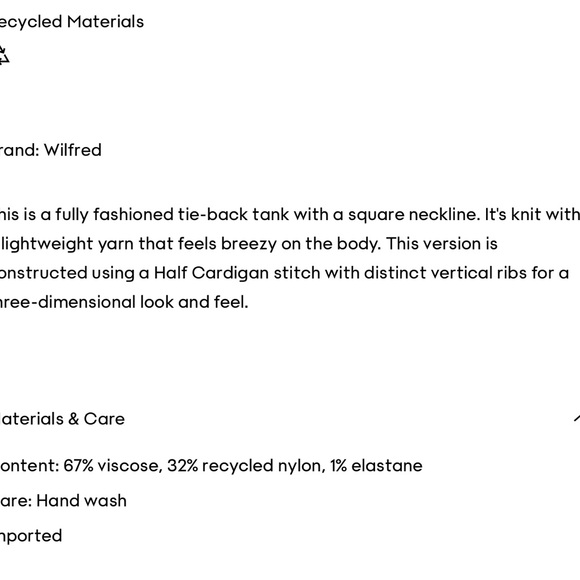 Wilfred Black Cayenne Crop Top - Picture 3 of 5